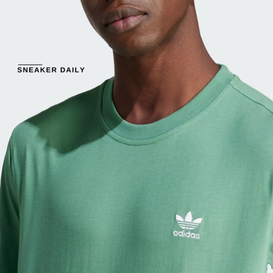 áo adidas trefoil essentials tee - preloved green in0671