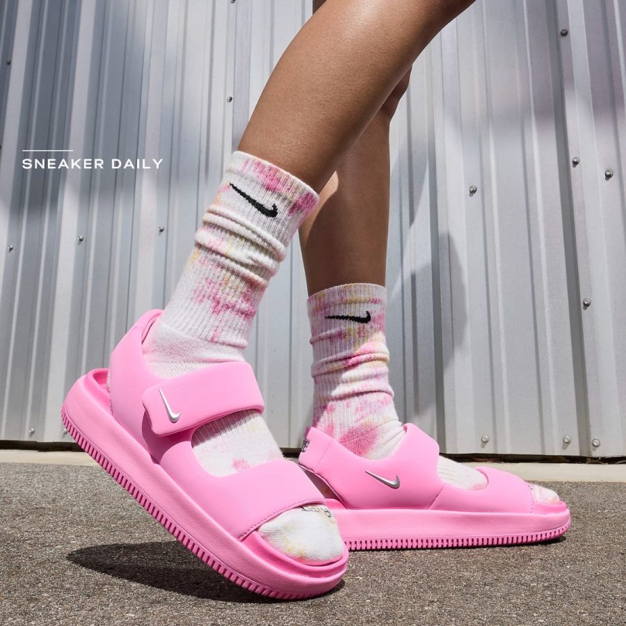 dép (wmns) nike calm sandal 'hyper pink' fj6043-600