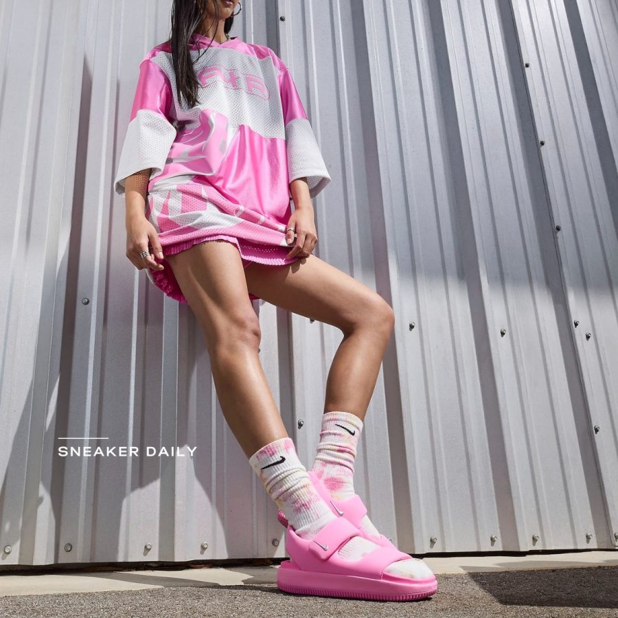 dép (wmns) nike calm sandal 'hyper pink' fj6043-600