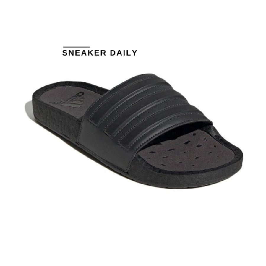 dép adidas adilette boost slide 'carbon core black' gx4285