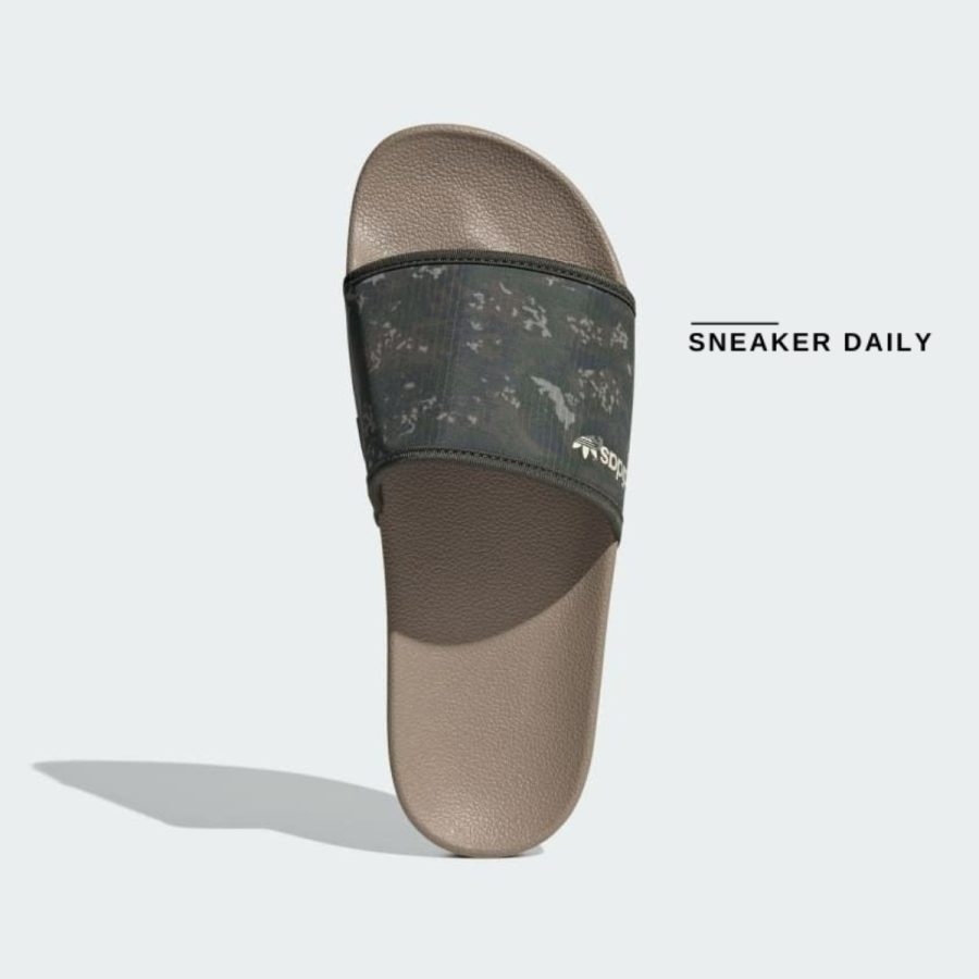 dép adidas adilette shadow slide 'green brown camo' if5463