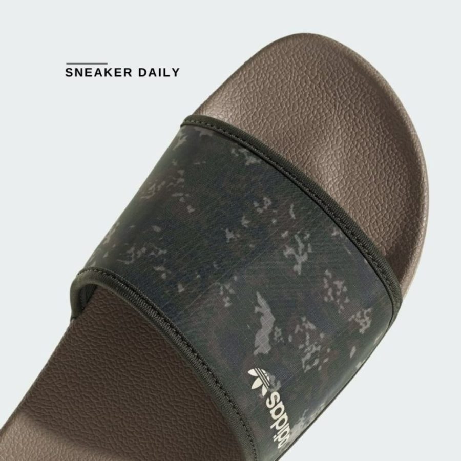 dép adidas adilette shadow slide 'green brown camo' if5463