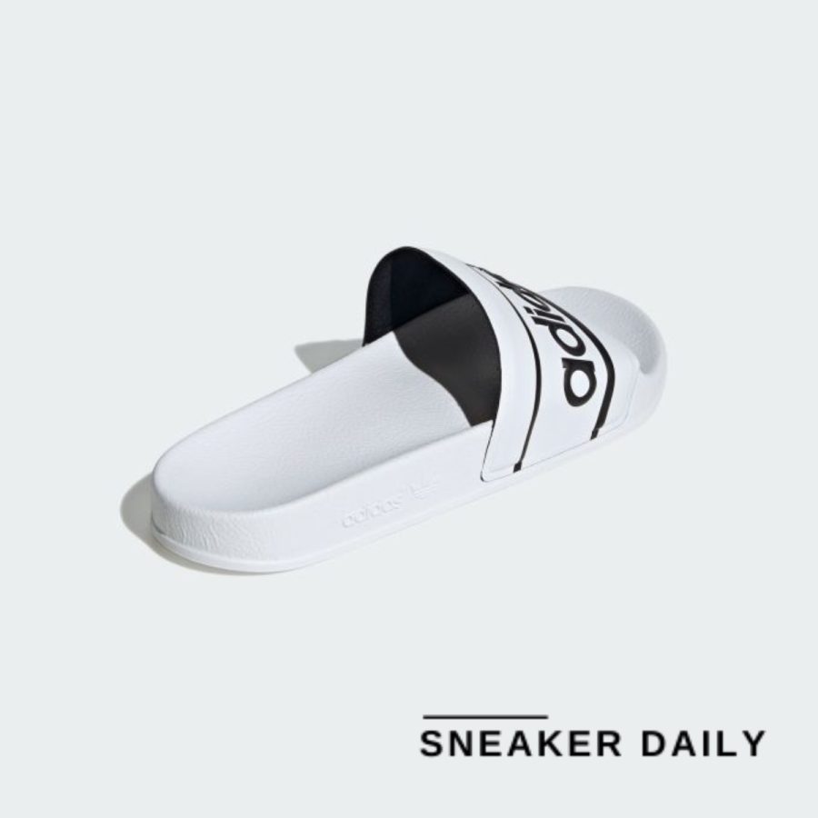 dép adidas adilette slide 'white black trefoil' id5799