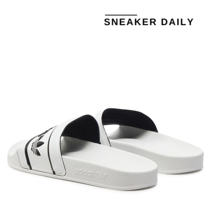 dép adidas adilette slide 'white black trefoil' id5799