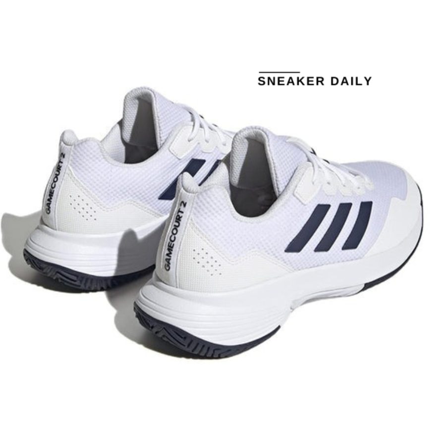 giày adidas gamecourt 2.0 'white team navy' hq8809