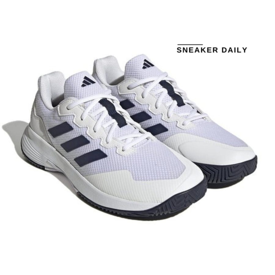 giày adidas gamecourt 2.0 'white team navy' hq8809