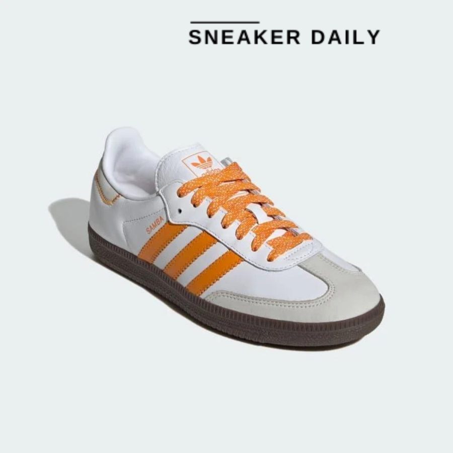 giày adidas samba og 'white equipment orange' (wmns) ie6521