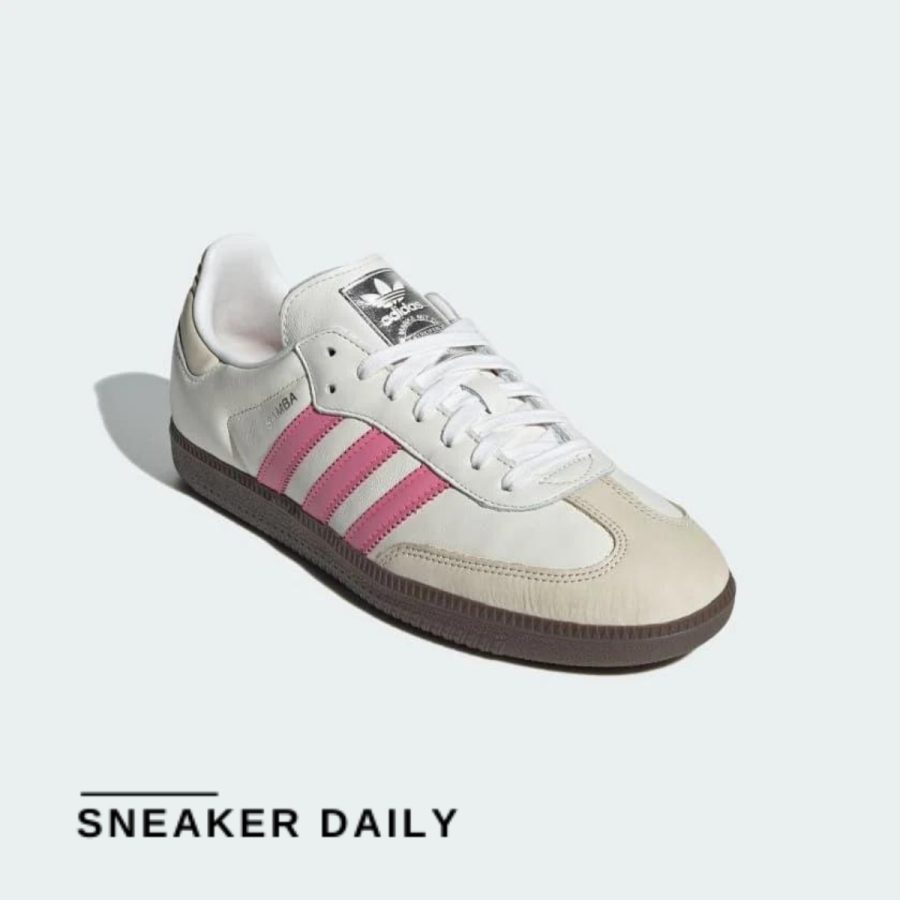 giày adidas samba og 'white lucid pink' (wmns) ig1962