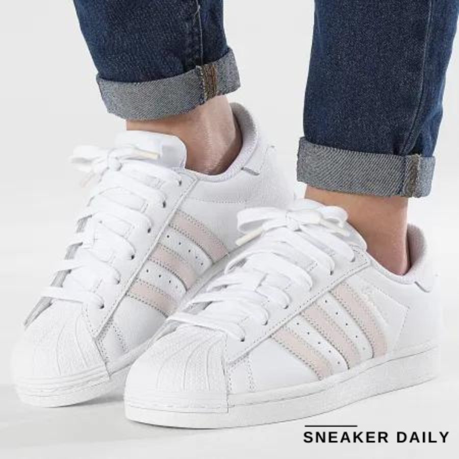 giày adidas superstar 'white putty mauve' ie3001