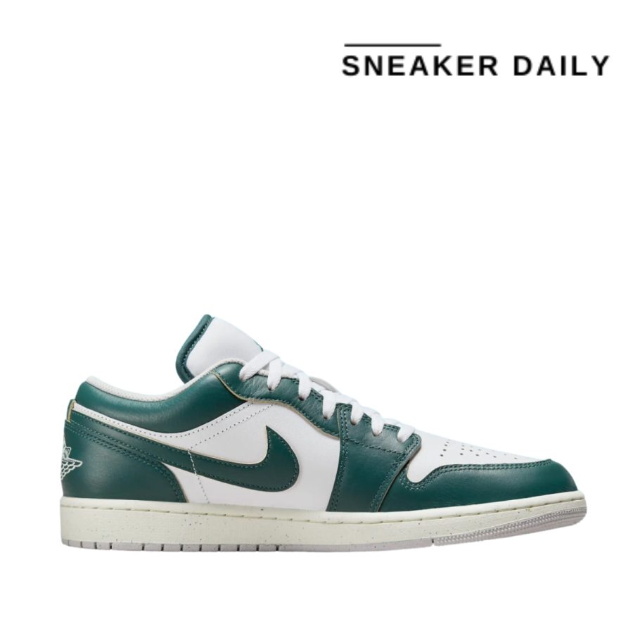 giày air jordan 1 low oxidized green fq7687-300