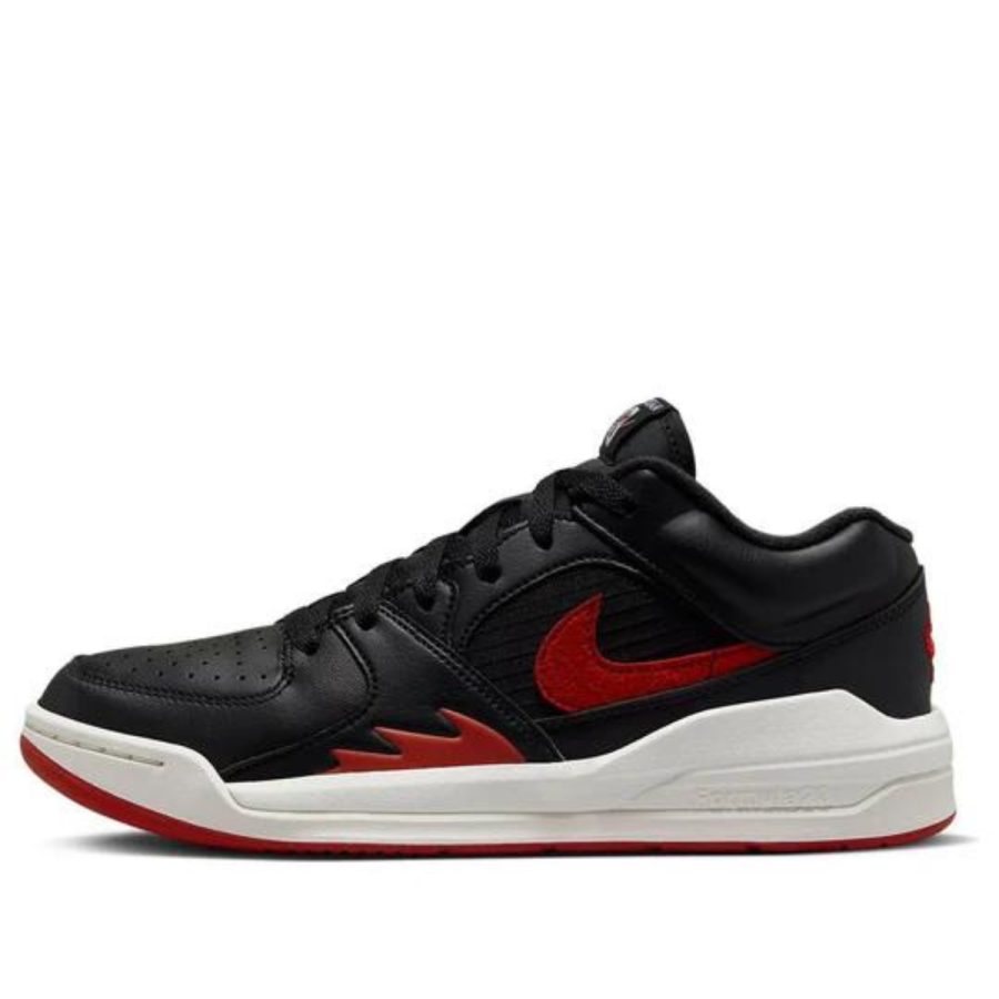 giày air jordan stadium 90 'black gym red' (wmns) fb2269-001