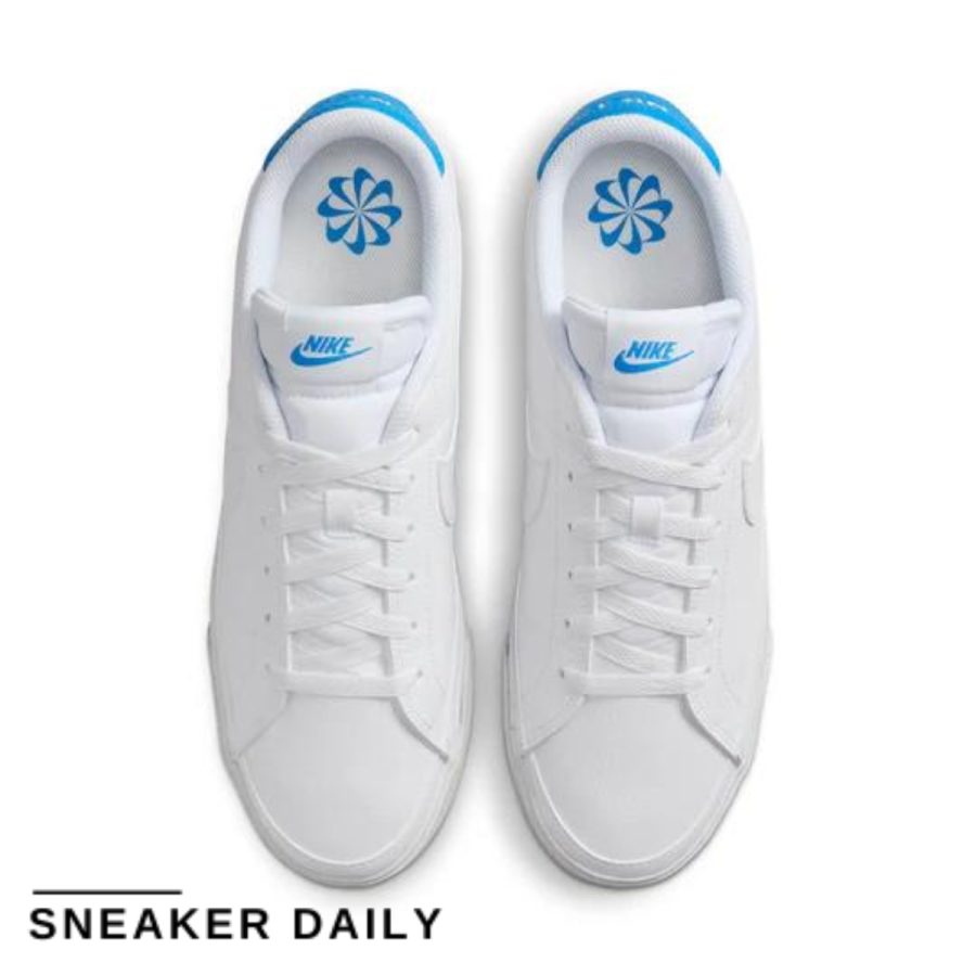 giày nike court legacy next nature 'white photo blue' fq8226-101