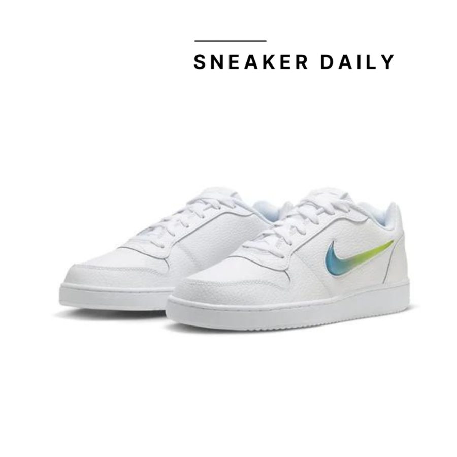 giày nike ebernon low premium 'white lime blast' aq1774-100