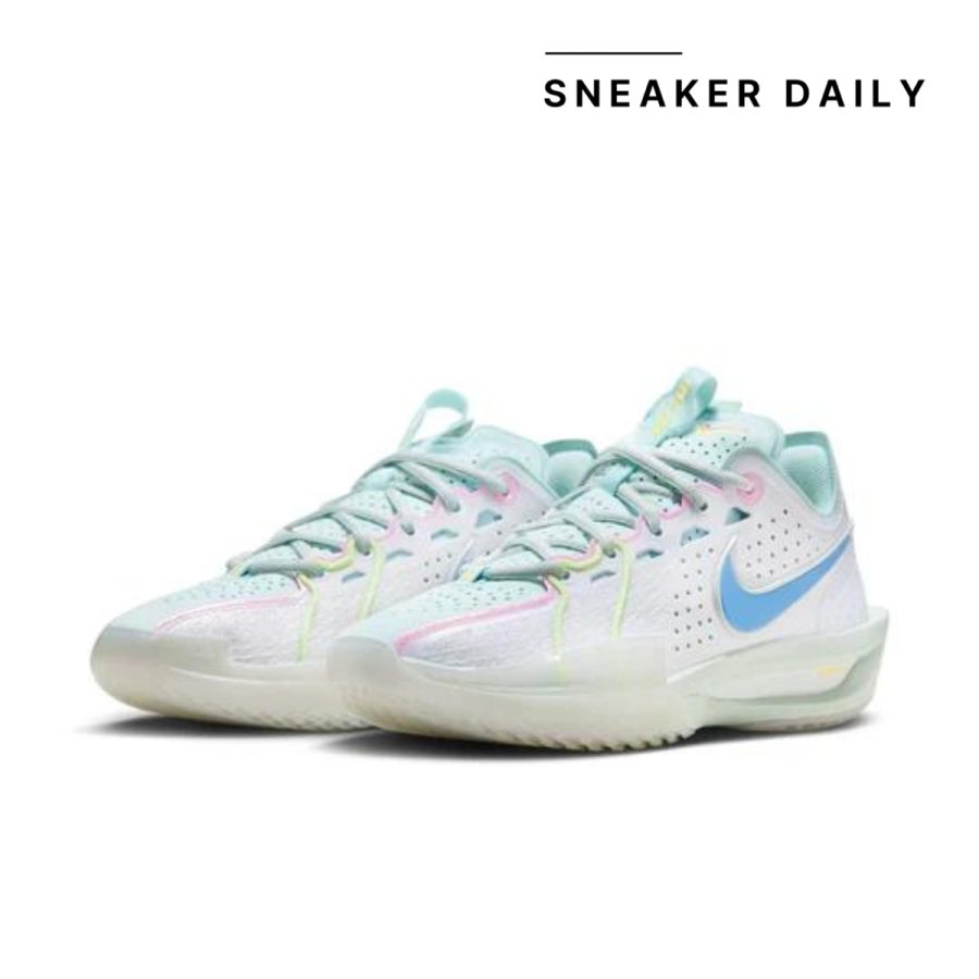 giày nike g.t. cut 3 ep 'white aquarius blue pink' hf5445-141