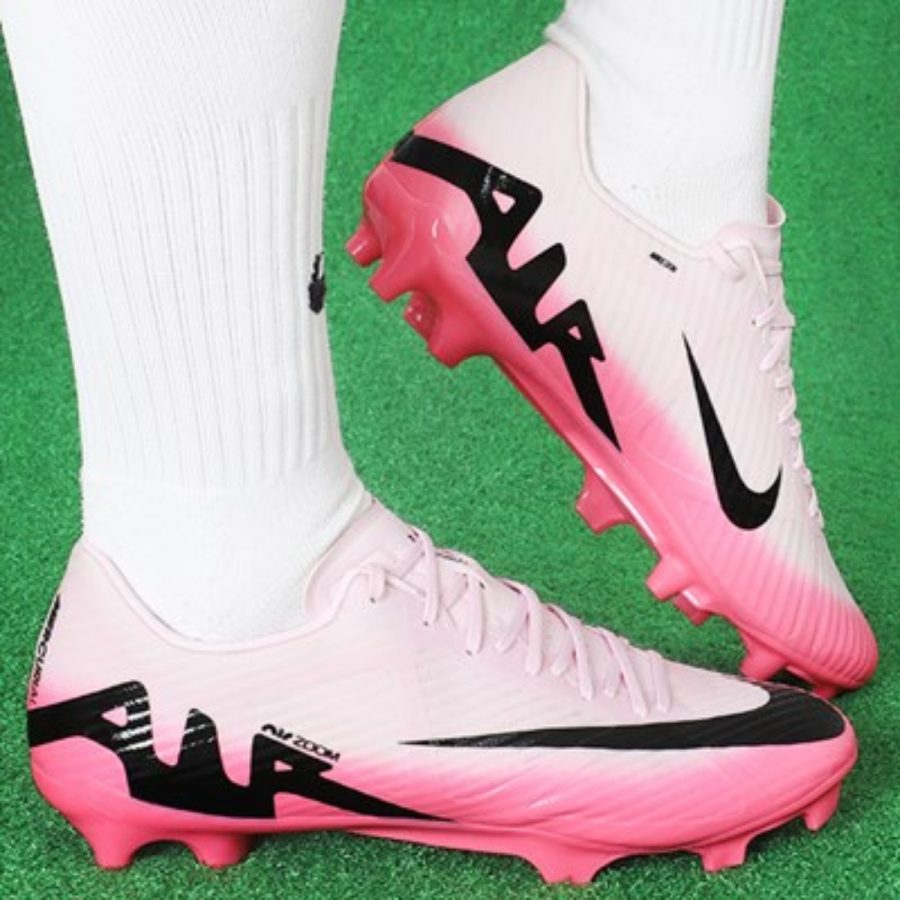 giày nike mercurial vapor 15 academy mg low 'pink foam black' dj5631-601