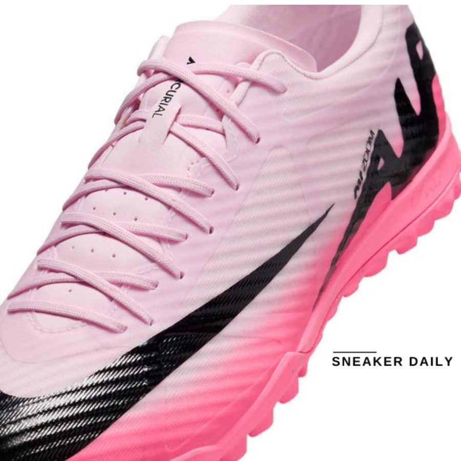 giày nike mercurial vapor 15 academy tf 'pink foam black' dj5635-601