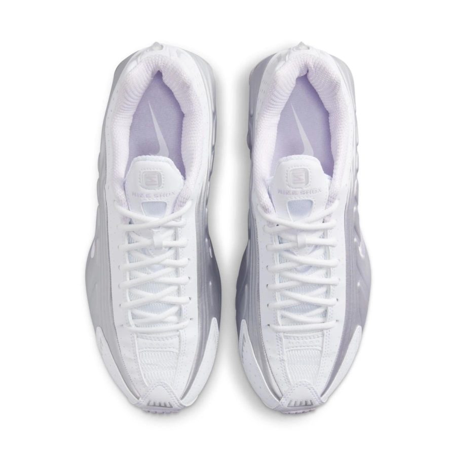 giày nike shox r4 'platinum barely grape' (wmns) hf5076-100