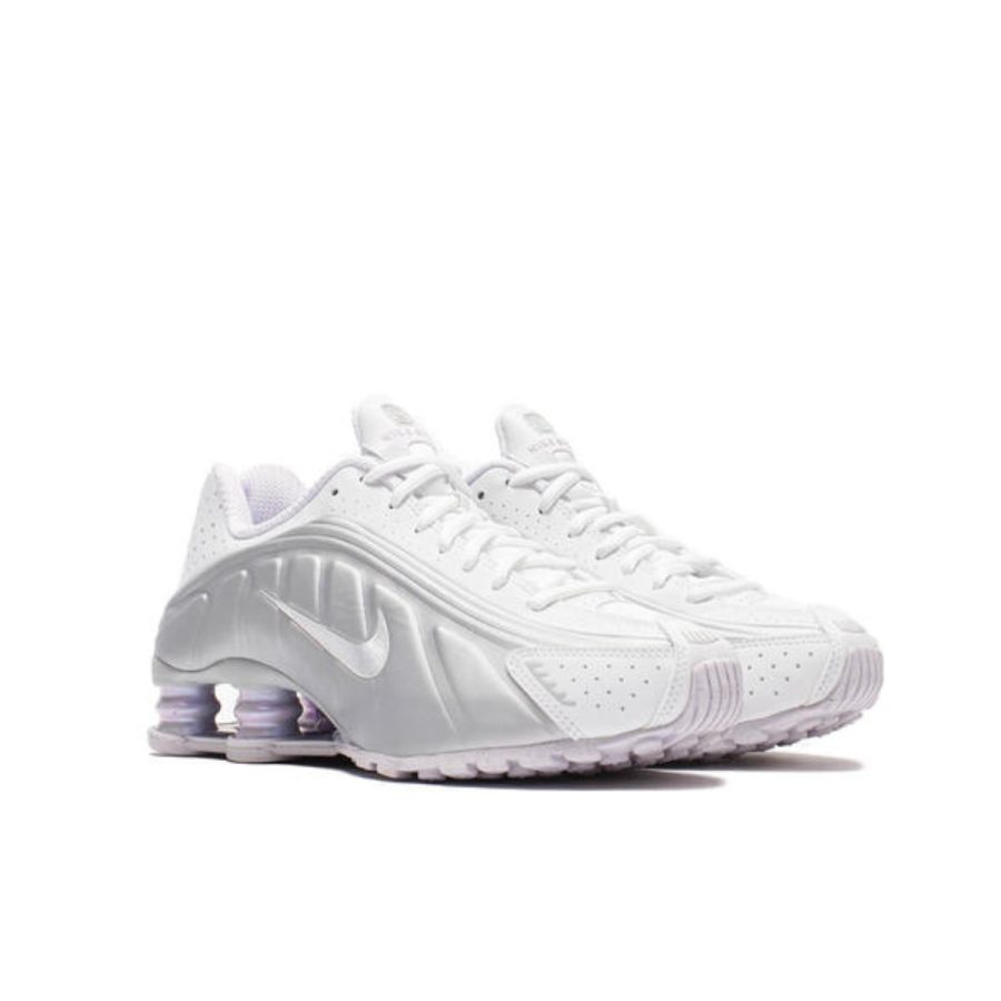 giày nike shox r4 'platinum barely grape' (wmns) hf5076-100