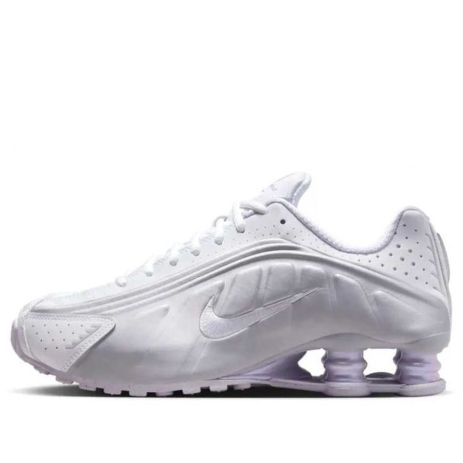 giày nike shox r4 'platinum barely grape' (wmns) hf5076-100