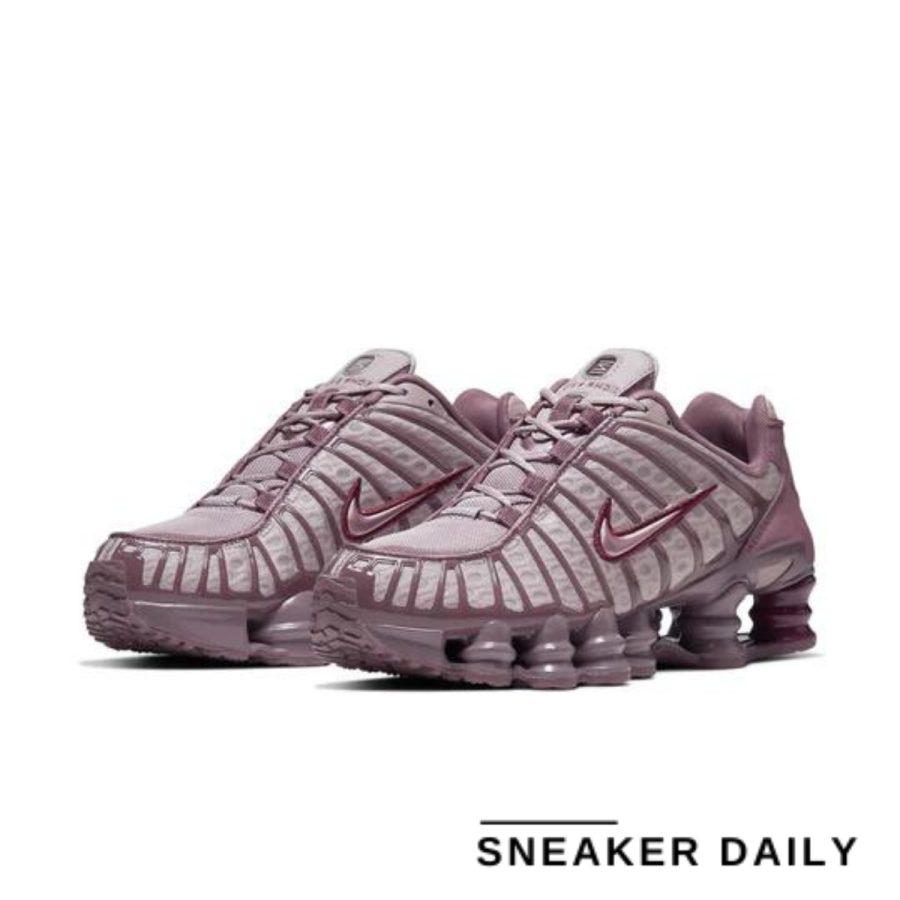 giày nike shox tl 'pumice night maroon' (wmns) ar3566-200