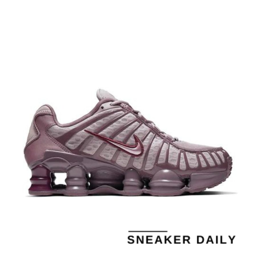 giày nike shox tl 'pumice night maroon' (wmns) ar3566-200