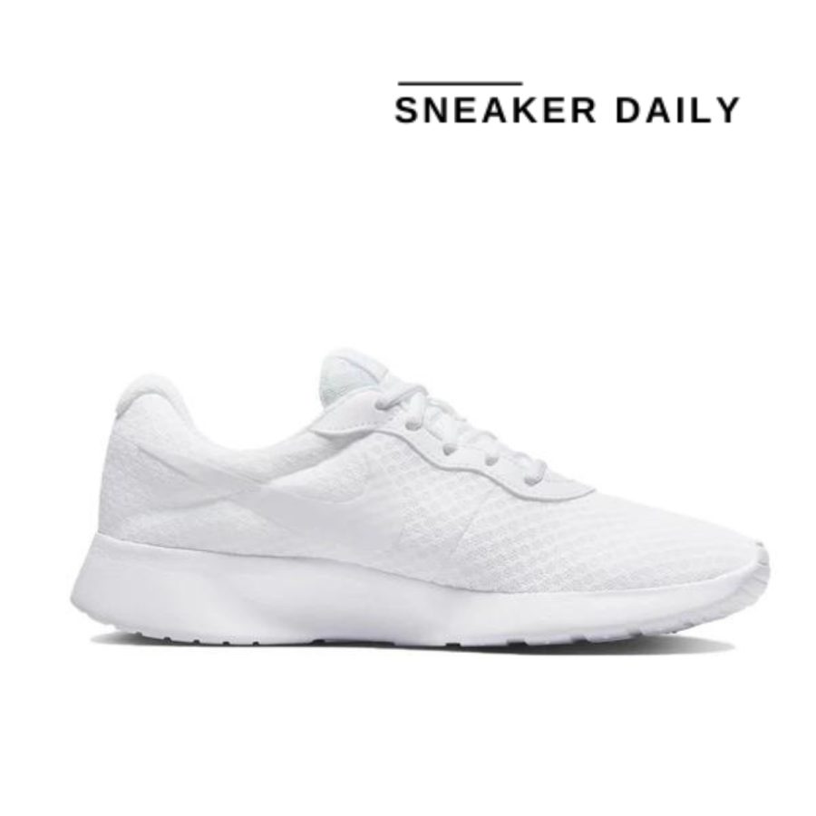 giày nike tanjun 'triple white' (wmns) dj6257-104