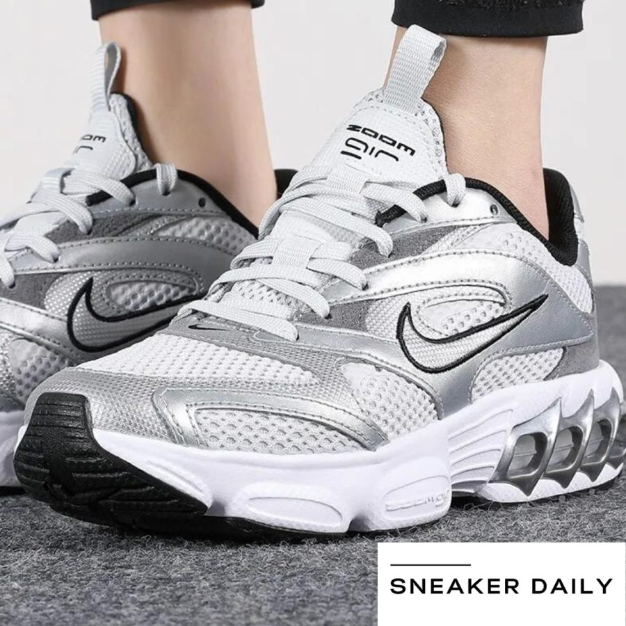 giày nike zoom air fire low-top whitesilver (wmns) dr7852-001