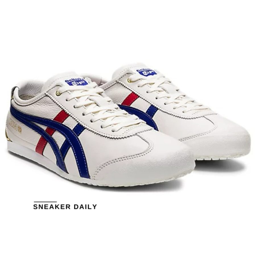 giày onitsuka tiger mexico 66 ‘white/dark blue' d507l-0152