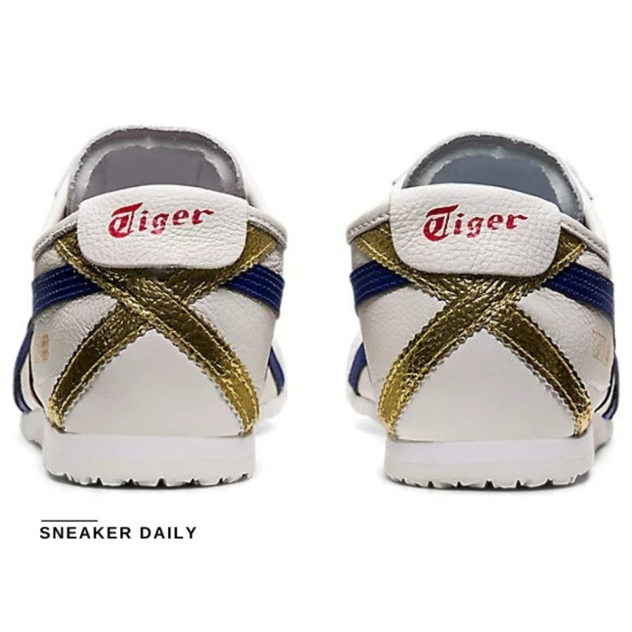 giày onitsuka tiger mexico 66 ‘white/dark blue' d507l-0152