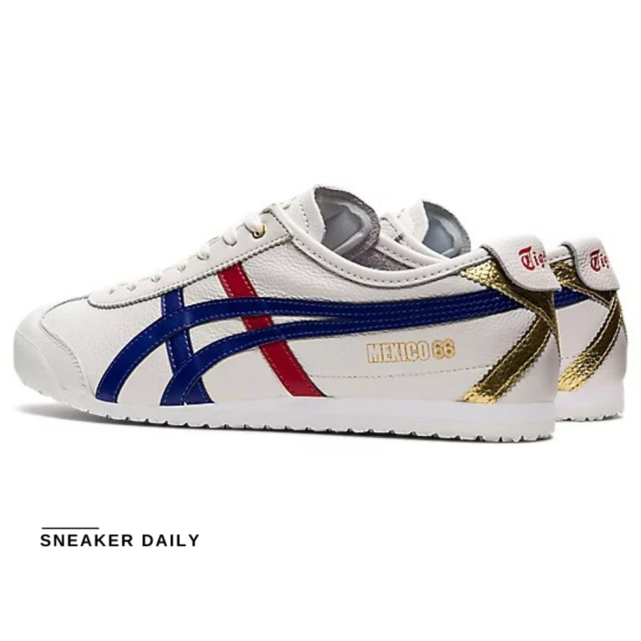 giày onitsuka tiger mexico 66 ‘white/dark blue' d507l-0152