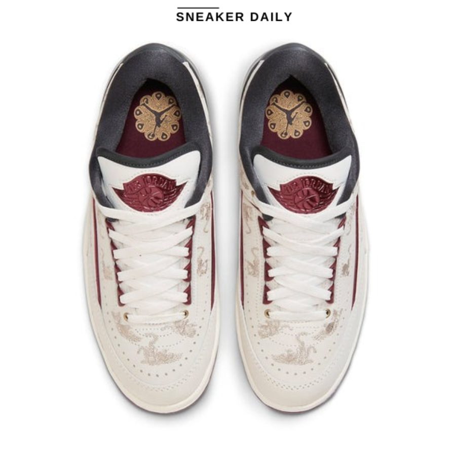 giày (wmns) air jordan 2 retro low 'year of the dragon' fj5736-100