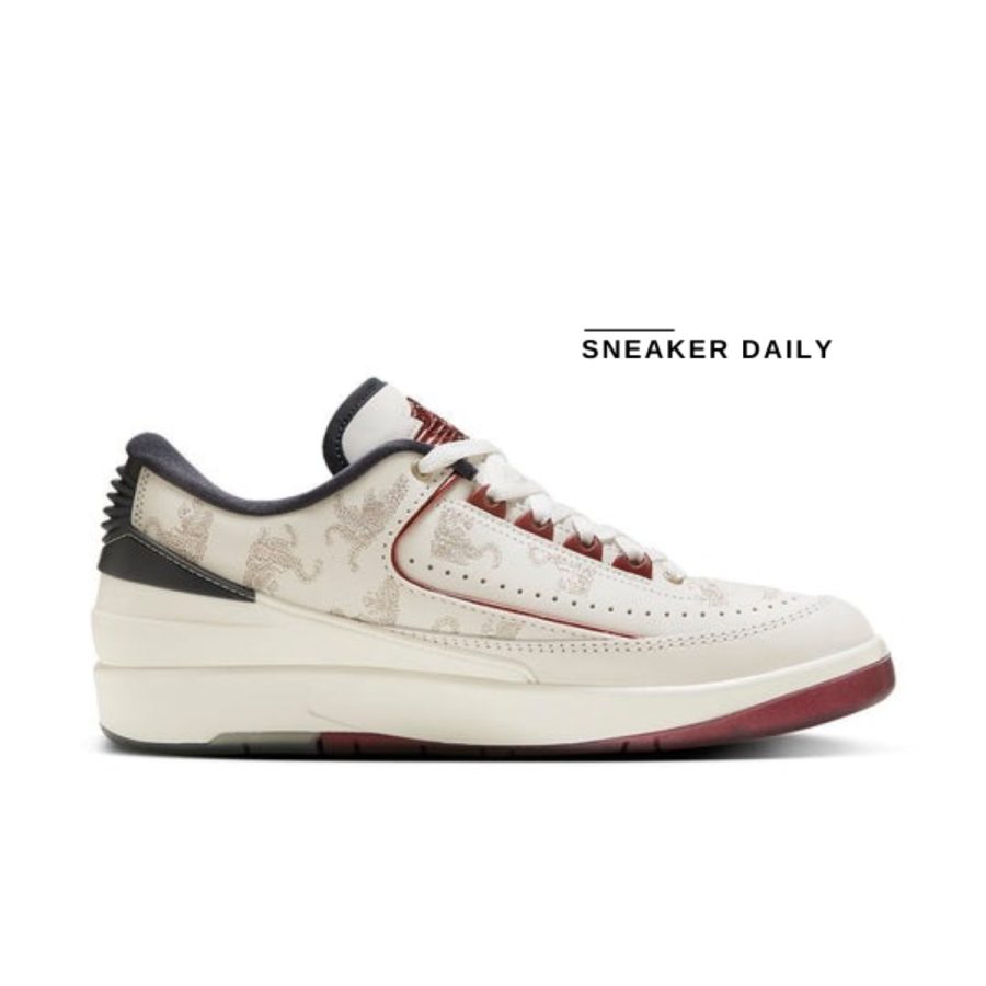 giày (wmns) air jordan 2 retro low 'year of the dragon' fj5736-100