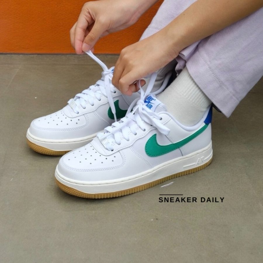 giày (wmns) nike air force 1 '07 'white stadium green' dd8959-110