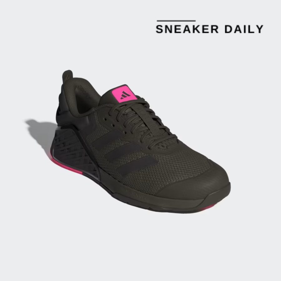 giày adidas dropset 3 'shadow olive lucid pink' id8630