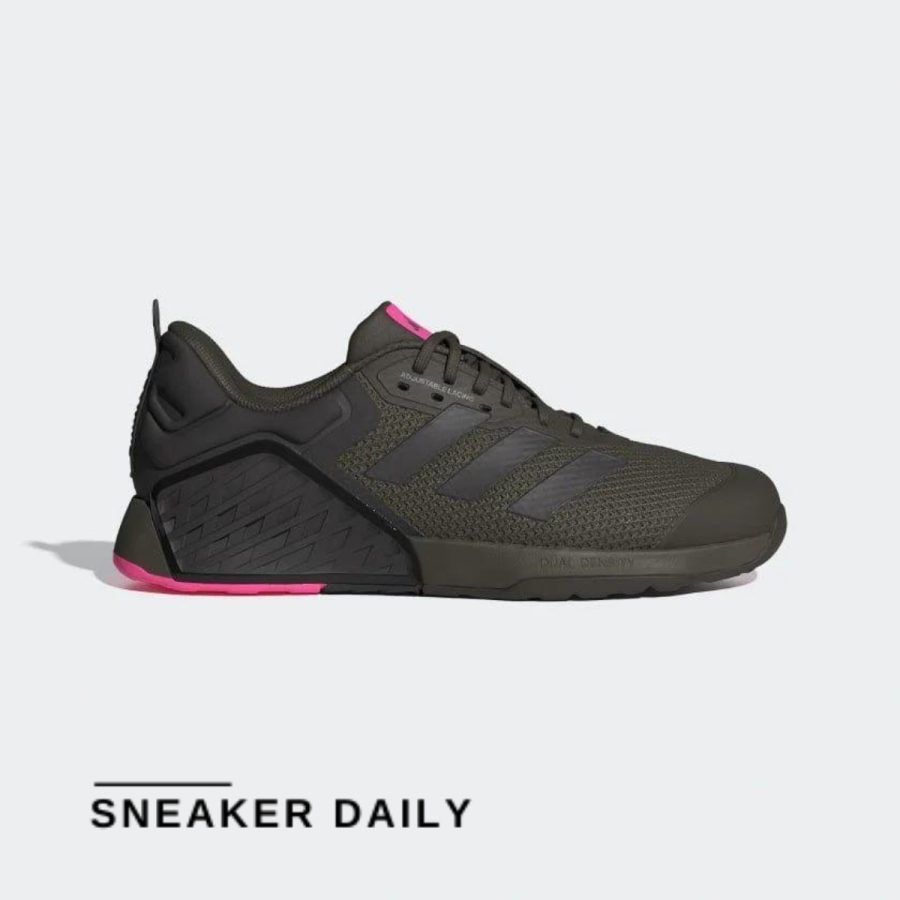 giày adidas dropset 3 'shadow olive lucid pink' id8630