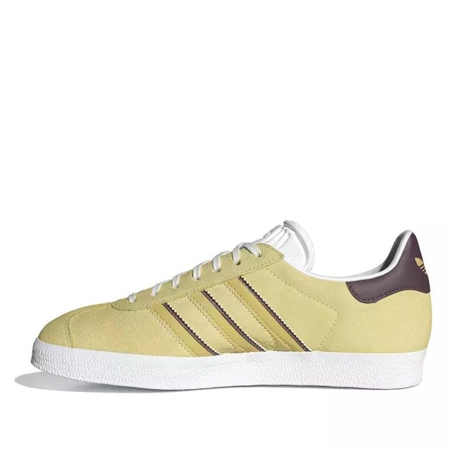 giày adidas gazelle 'almost yellow maroon' (wmns) ie0443