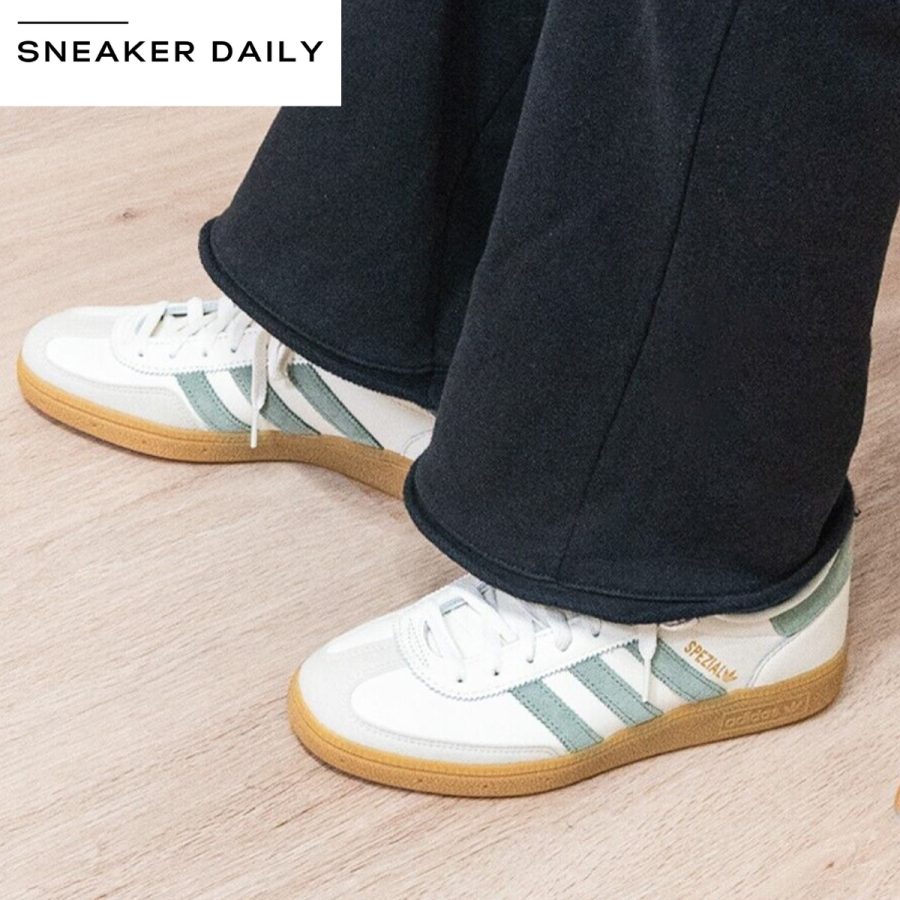 giày adidas handball spezial 'off white silver green' if9730