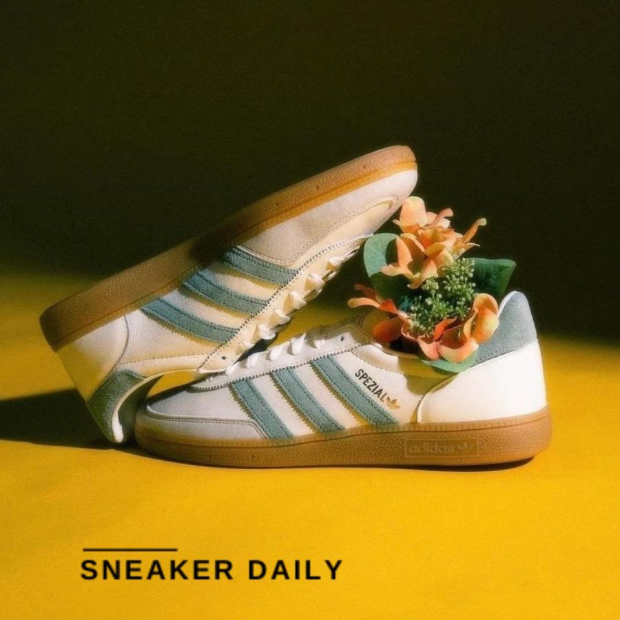 giày adidas handball spezial 'off white silver green' if9730