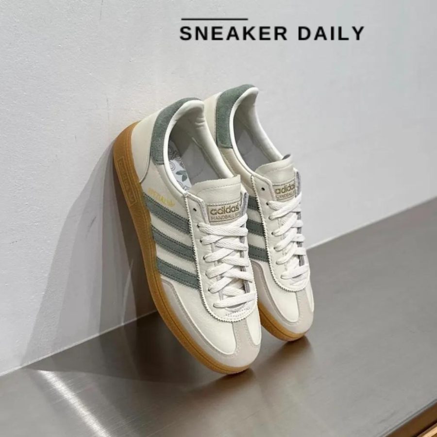 giày adidas handball spezial 'off white silver green' if9730