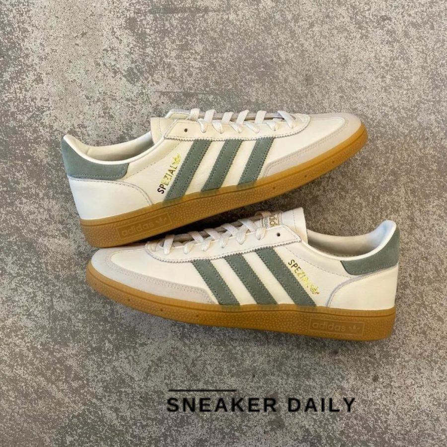 giày adidas handball spezial 'off white silver green' if9730
