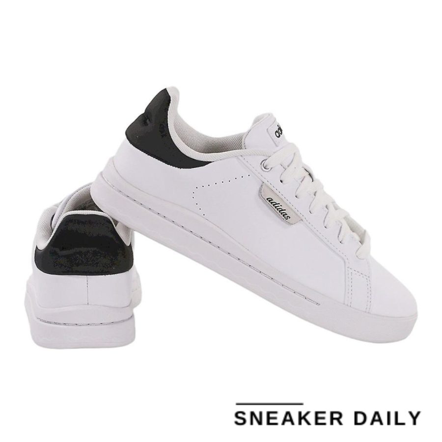 giày adidas neo court silk shoes 'cloud white black' (wmns) gy9258