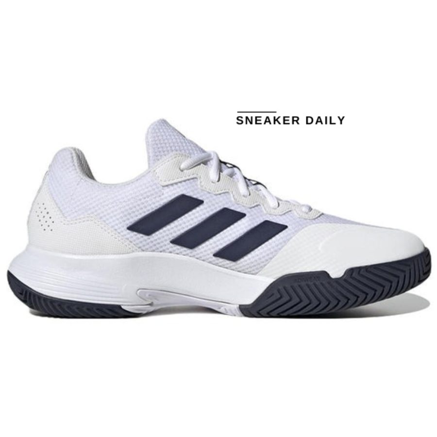 giày adidas solematch control 'white black lucid blue' hq8436