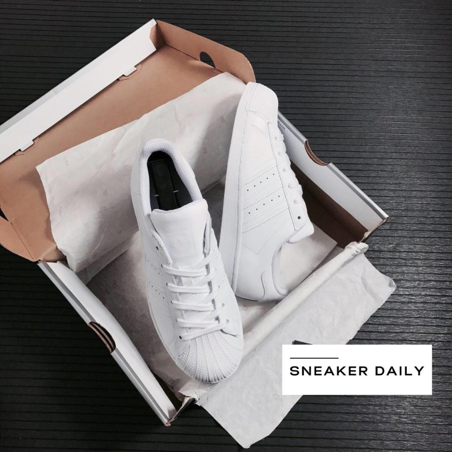 giày adidas superstar j 'triple white' ef5399