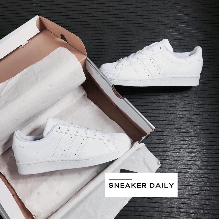 giày adidas superstar j 'triple white' ef5399