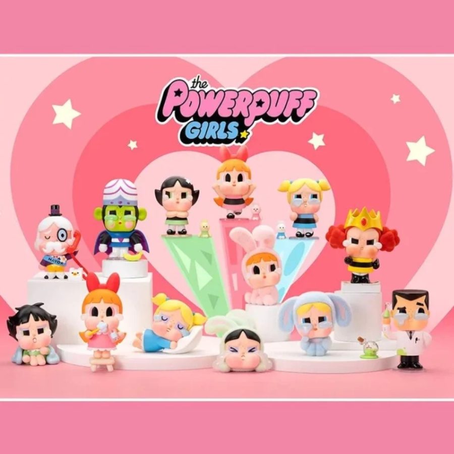 mô hình crybaby × powerpuff girls pop mart 6941848270511