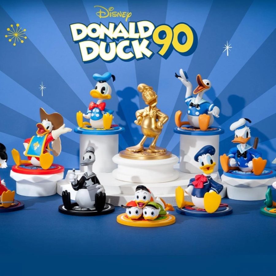 mô hình disney donald duck 90th anniversary series figures pop mart 6941848267146