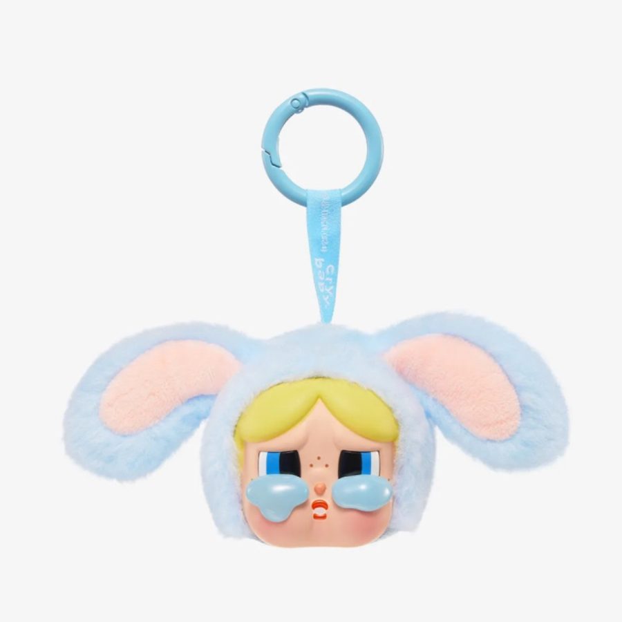 móc khóc pop mart crybaby × powerpuff girls series vinyl face plush 6931448666238