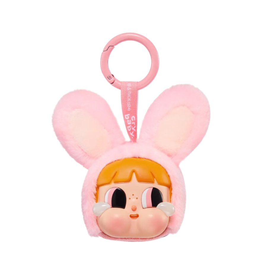 móc khóc pop mart crybaby × powerpuff girls series vinyl face plush 6931448666238