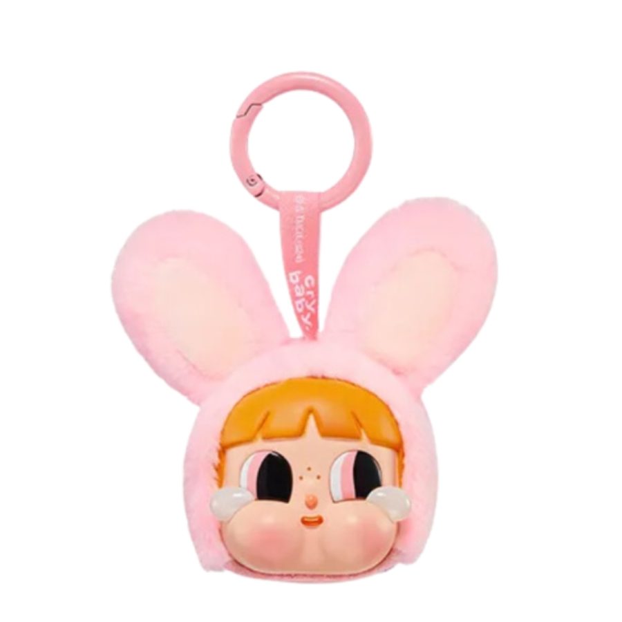 pop mart crybaby × powerpuff girls series vinyl face plush blind box bunny blossom