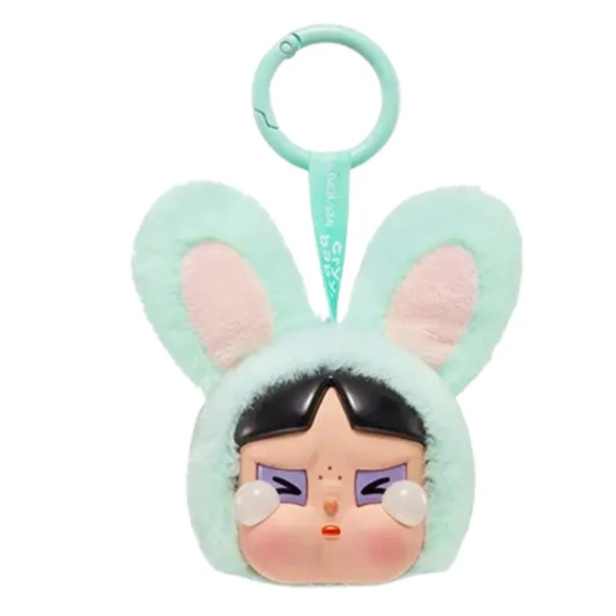 pop mart crybaby × powerpuff girls series vinyl face plush blind box bunny buttercup